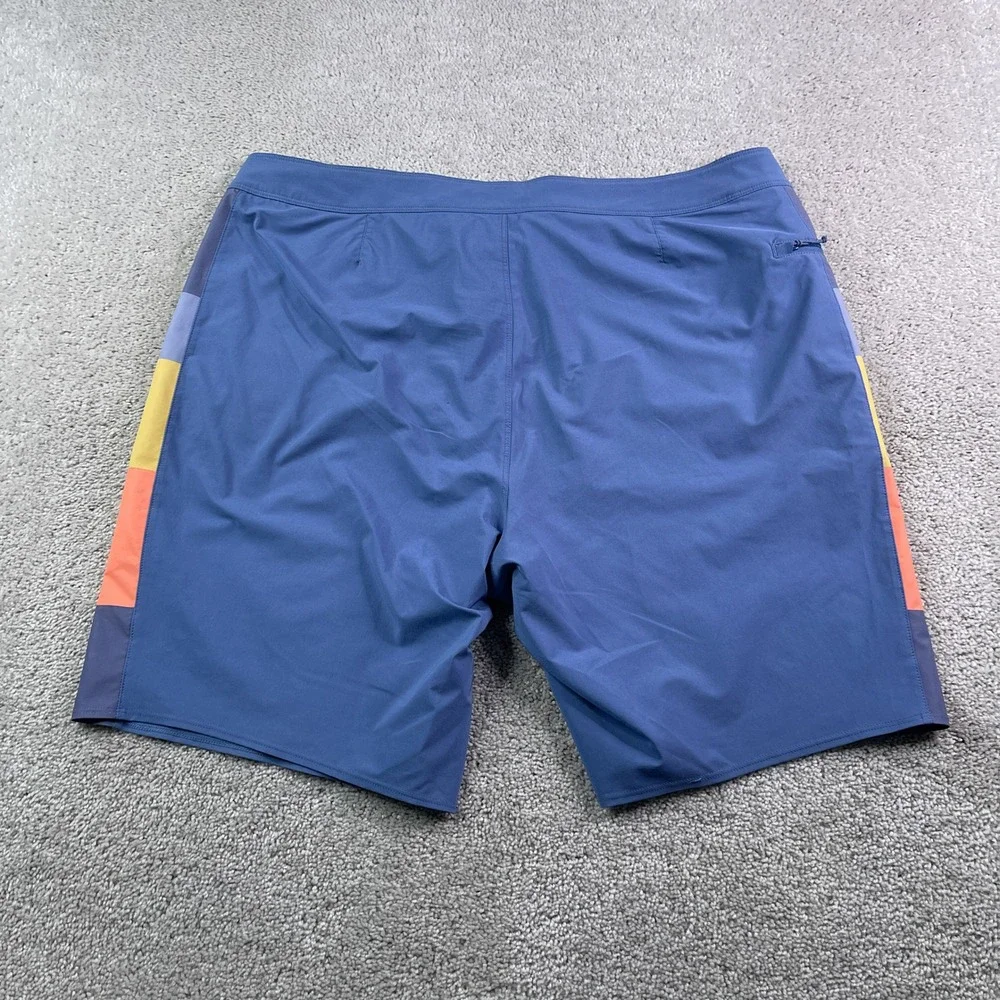 Patagonia Board Shorts Mens 38 Blue Hydro Series Swim Trunks Beach Pool Outdoor